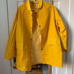 Men’s Yellow Raincoat Jacket